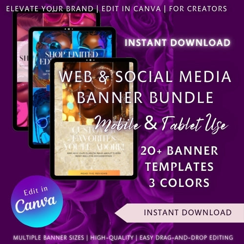 20+ Web & Social Media Banner Kit